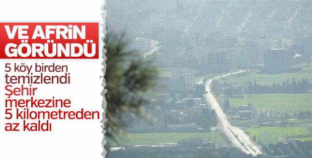 Mehmetçik adım adım Afrin'e ilerliyor