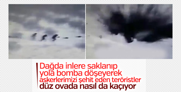 3 teröristin vurulduğu an kamerada