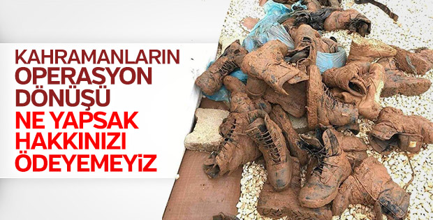 Afrin operasyonunun zorluğunu anlatan kare