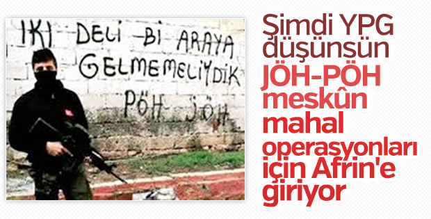 PÖH ve JÖH Afrin'de bir araya geldi