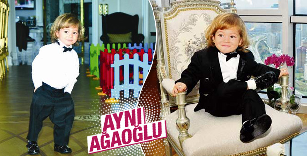 Ali Ağaoğlu'nun küçük oğlu smokin giydi