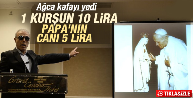 Ağca'dan Papa'ya hoşgeldin toplantısı