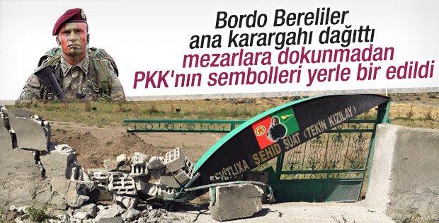 Bordo Bereliler'den Ağrı'da PKK'ya büyük darbe