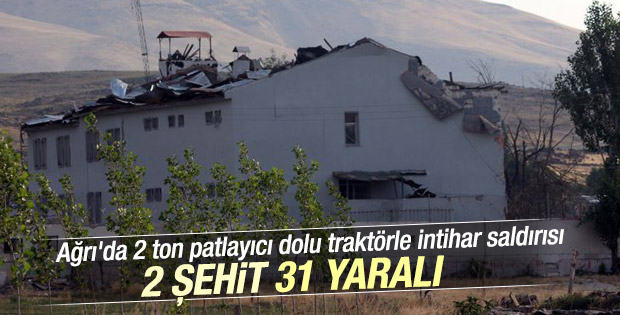 Ağrı'da jandarma karakoluna intihar saldırısı