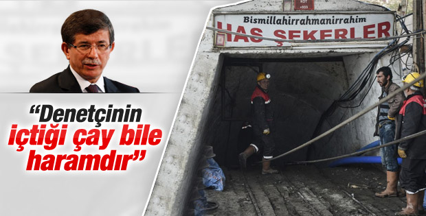 Başbakan Davutoğlu maden denetçilerini eleştirdi