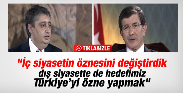 Davutoğlu'nun başbakan olarak ilk canlı yayını TRT'de