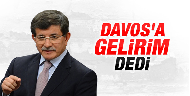 Başbakan Davutoğlu Davos'a gidecek