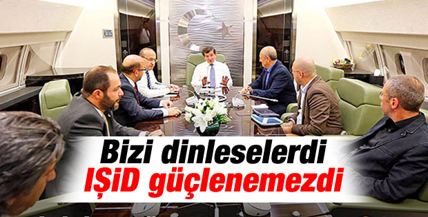 Davutoğlu: ÖSO'ya yardım edilseydi IŞİD güçlenmezdi