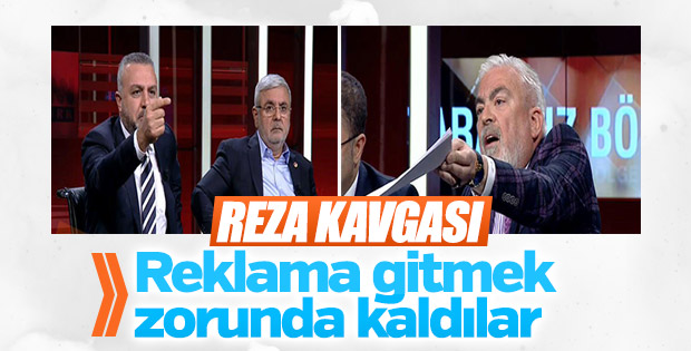 Canlı yayında tartışma çıktı, Ahmet Hakan reklama gitti