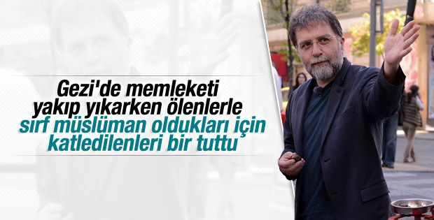 Ahmet Hakan'dan öldürülen 3 müslümana ilginç benzetme