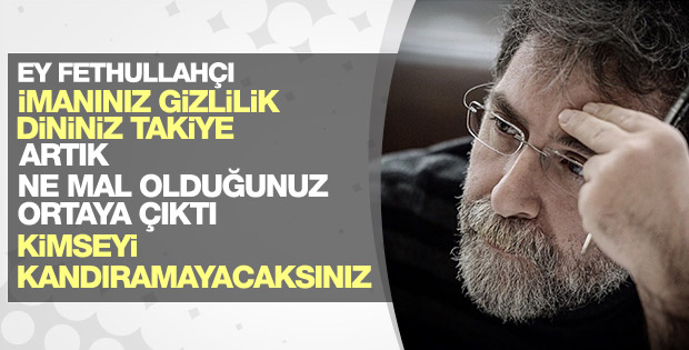 Ahmet Hakan Fethullahçılara seslendi