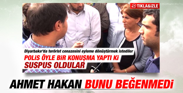 Ahmet Hakan'dan BDP'lileri susturan polise tepki