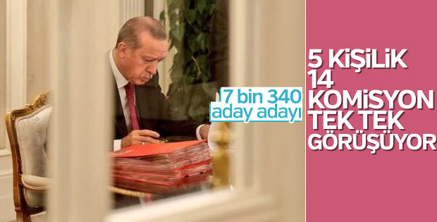 AK Parti'de 7 bin 340 aday adayı değerlendiriliyor