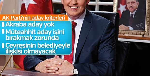 İşte AK Parti'nin yerel seçim kriterleri