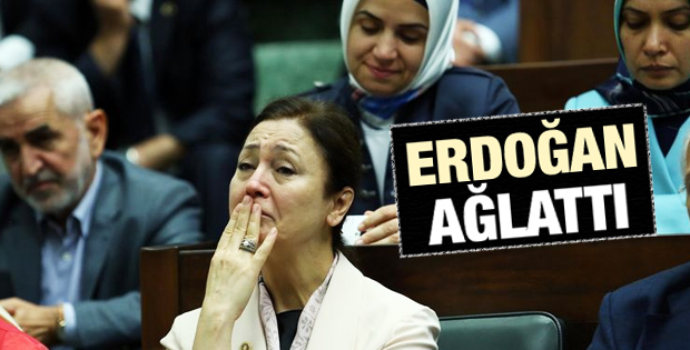 AK Parti Grubu'nda bazı vekil ve izleyiciler ağladı