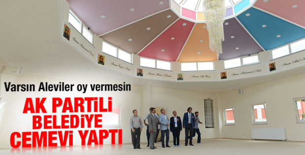AK Partili belediye Cemevi açtı