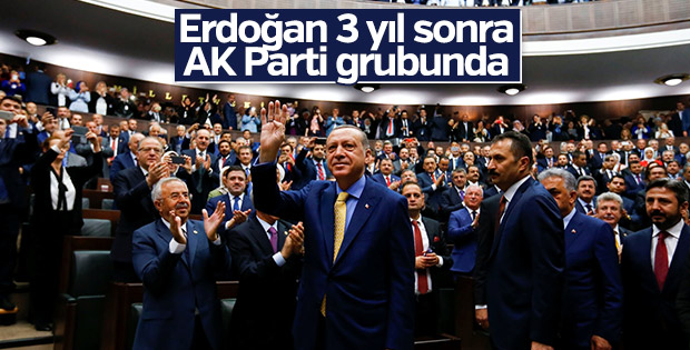 Cumhurbaşkanı AK Parti grup toplantısında