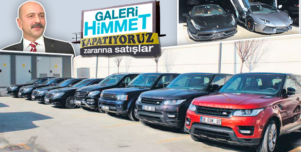Akın İpek'in otomobil koleksiyonu ihaleye çıkıyor