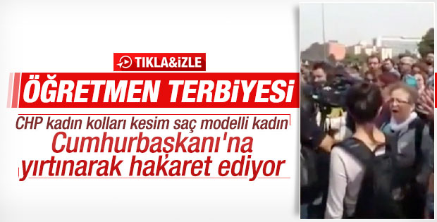 Emekli öğretmenden Erdoğan'a ağır hakaretler