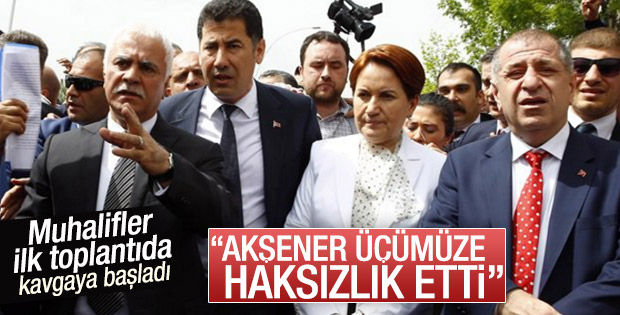 MHP'deki muhalif isimler arasında kriz çıktı
