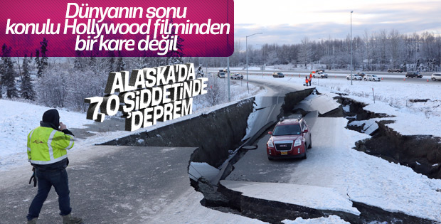 Alaska 7 büyüklüğünde depremle sarsıldı