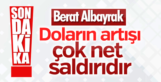Berat Albayrak: Dolar artışı net bir saldırıdır