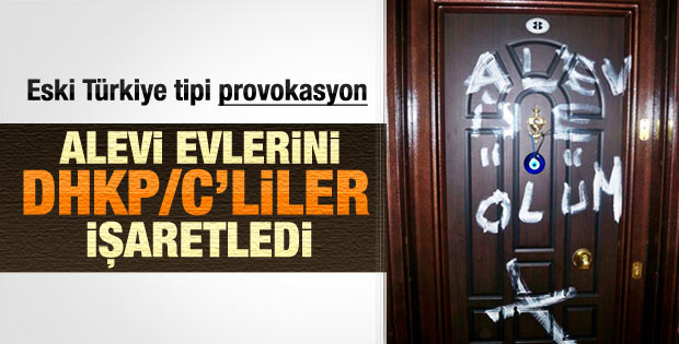 Alevilerin evlerini işaretleyenler Alevi çıktı