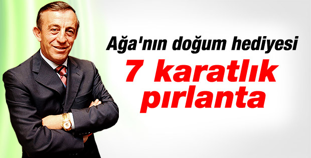Ali Ağaoğlu'ndan sevgilisine 7 karatlık pırlanta