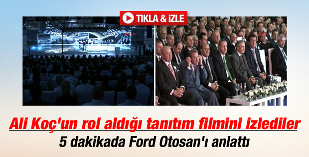 Başbakan Ford Otosan'ın tanıtım filmini izledi İZLE