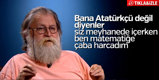 Ali Nesin kendini eleştiren Kemalistlere yüklendi