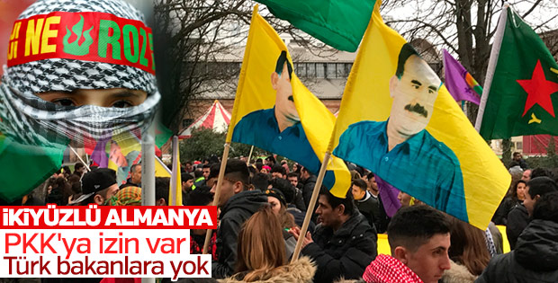 Almanya'da Nevruz bahanesiyle terör propagandası