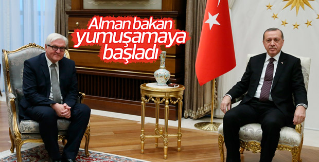 Cumhurbaşkanı Erdoğan Steinmeier'ı kabul etti