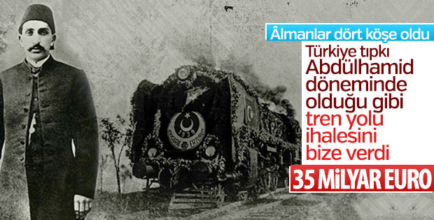 Almanlar Türkiye'ye demiryolu yapacak
