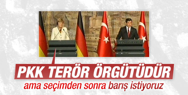 Merkel: PKK terör örgütüdür