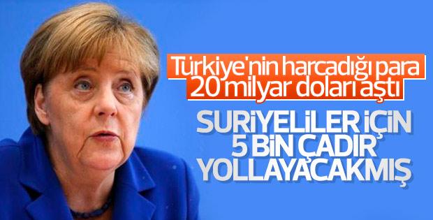 Almanya'dan Halep için 5 bin çadır