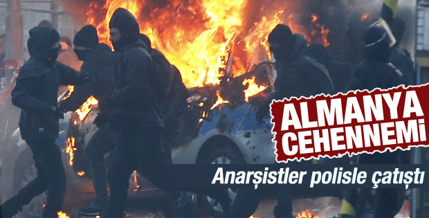 Almanya'da Avrupa Merkez Bankası'na protesto