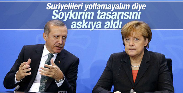 Almanya soykırım tasarısını askıya aldı