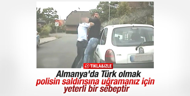 Alman polisinin Türk vatandaşına uyguladığı şiddet