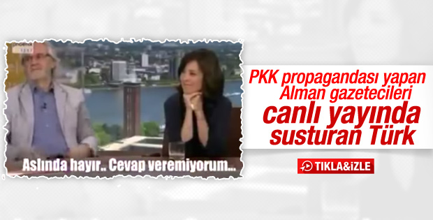 Alman gazetecileri susturan Türk