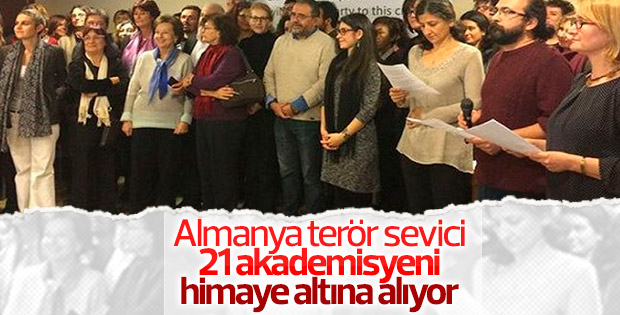 Terör sevici akademisyenler Almanya'ya gidiyor