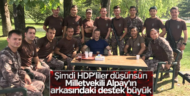 Alpay Özalan PÖH'lerle buluştu