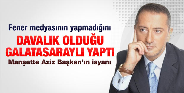 Fatih Altaylı'dan Aziz Yıldırım manşeti
