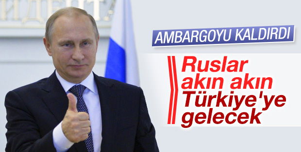 Rus turistlere Türkiye kısıtlaması kalkıyor