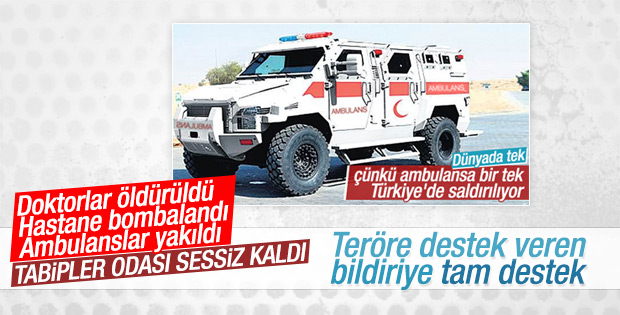 Doktorlar ve Mimarlar Odası'ndan hendekçi hocalara destek