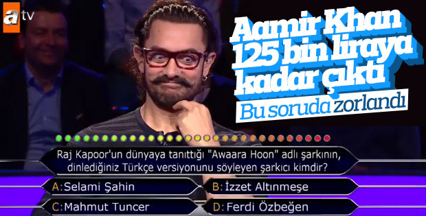 Aamir Khan Kim Milyoner Olmak İster'e çıktı