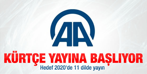 Anadolu Ajansı Kürtçe yayın yapacak