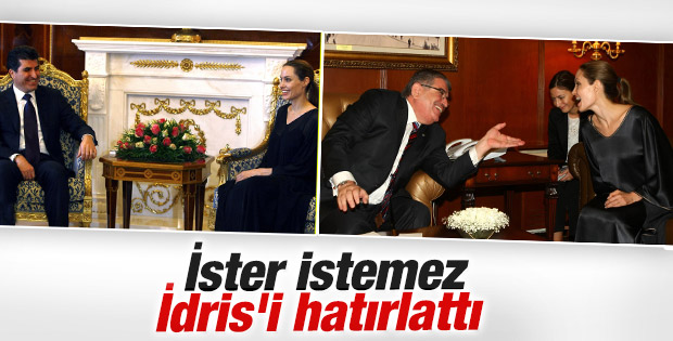 Angelina Jolie Neçirvan Barzani ile görüştü