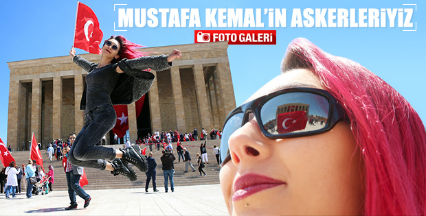 19 Mayıs'ta Anıtkabir doldu taştı