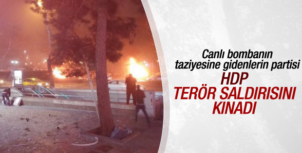 HDP'den Ankara'daki katliamla ilgili açıklama