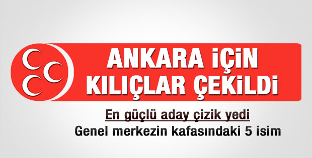MHP'de Ankara adaylığı için kılıçlar çekildi